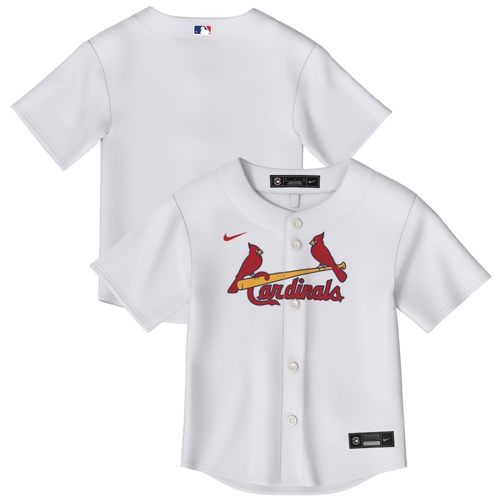 Nike Kids White and Red Cardinals Jersey
